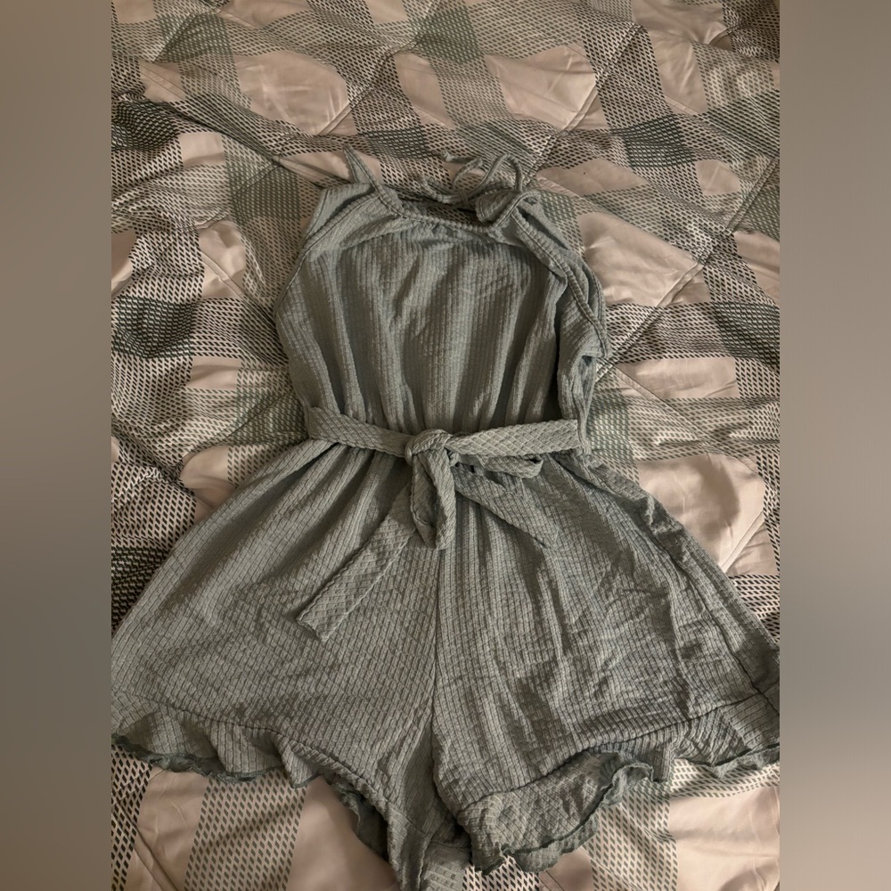 light green romper